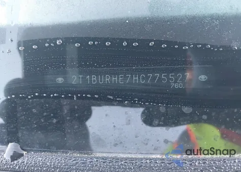 2017 Toyota Corolla Se из США, поврежденный, VIN 2T1BURHE7HC775527